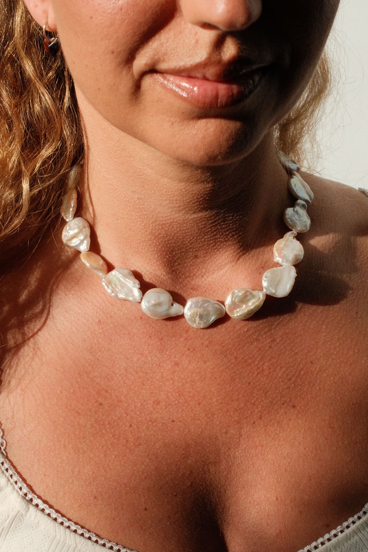 Baroque Coin Necklace
