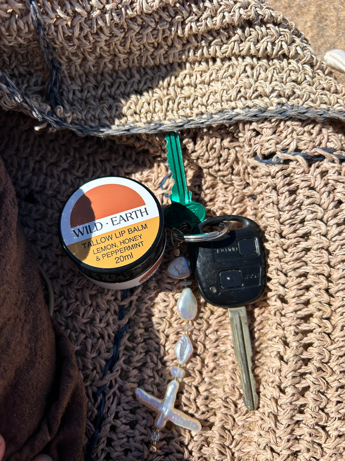 Pearly Key Ring