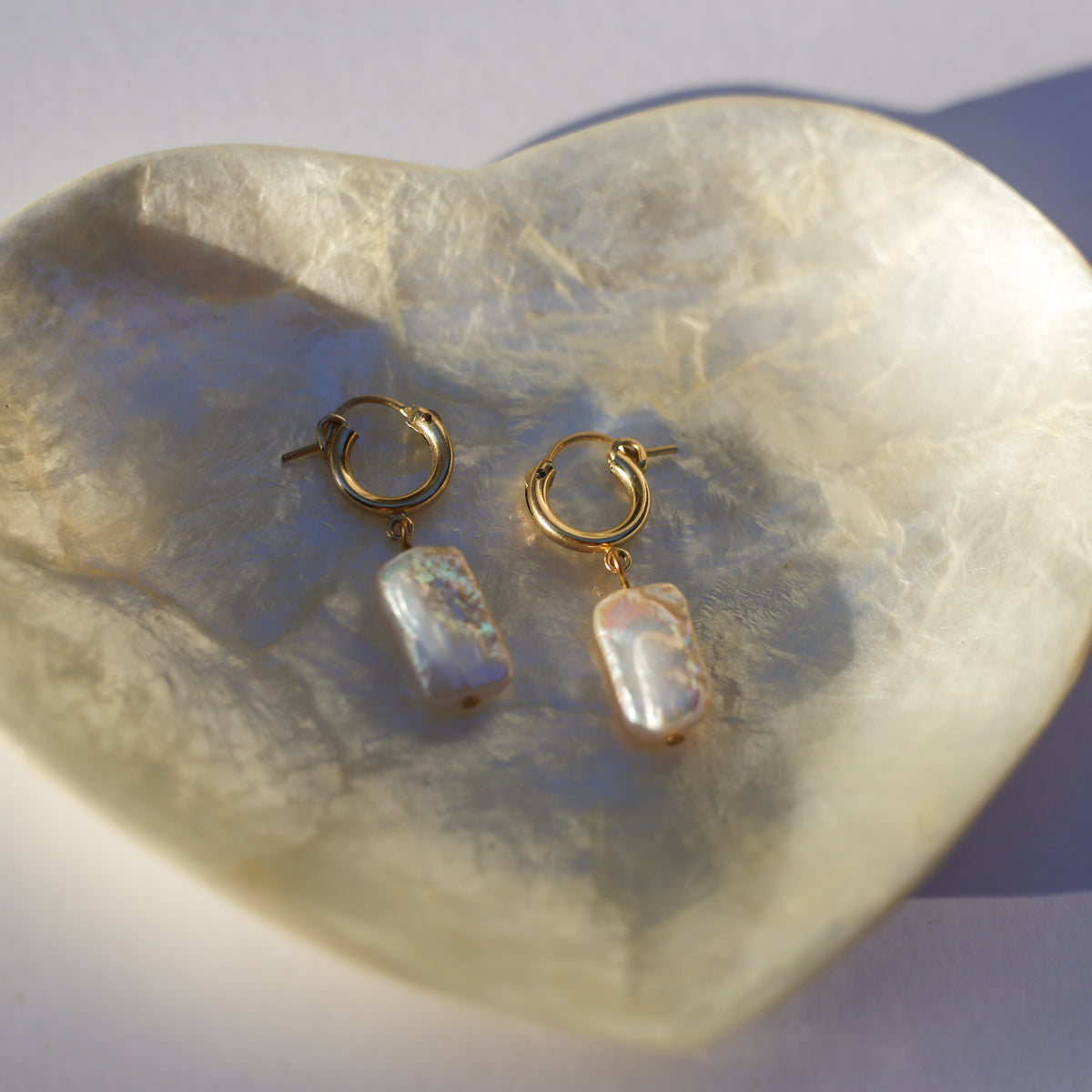Pearl Hoops