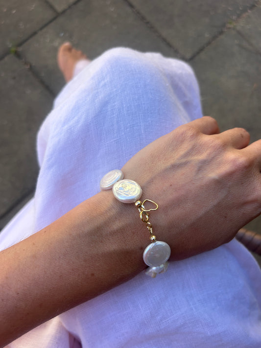 Coin Pearl Bracelet