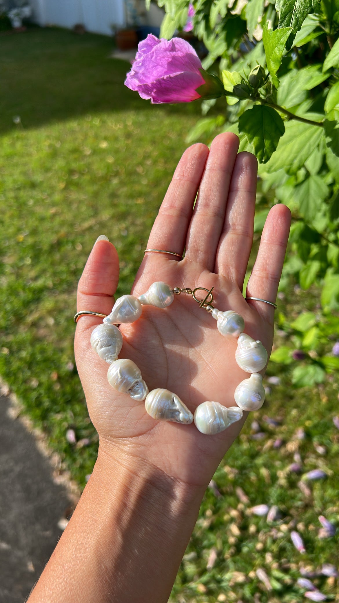Chunky Pearl Bracelet