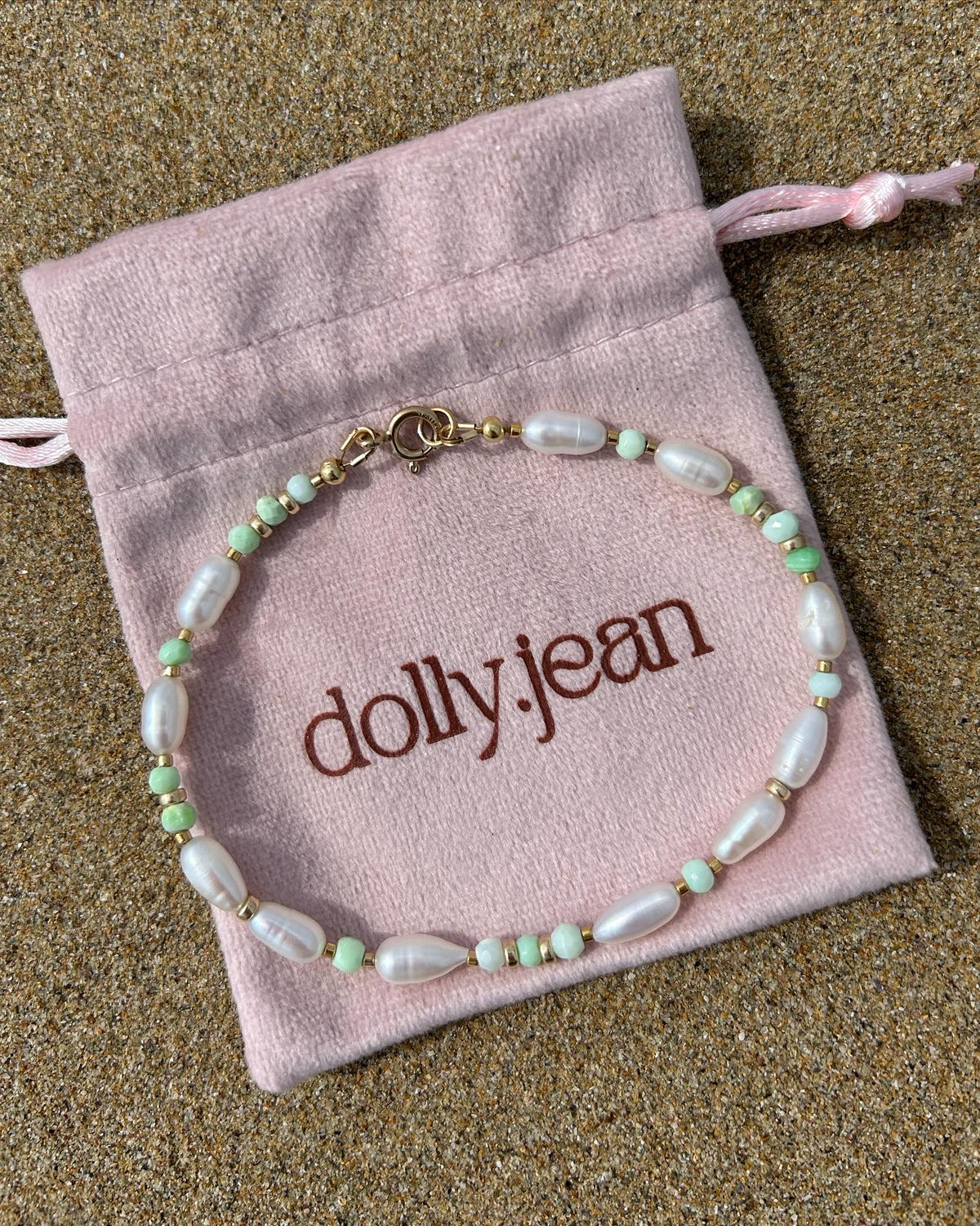 Green Opal Anklet